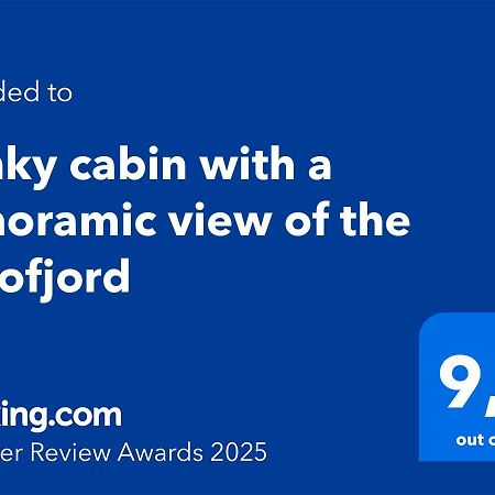 Funky Cabin With A Panoramic View Of The Oslofjord Nordre Frogn エクステリア 写真