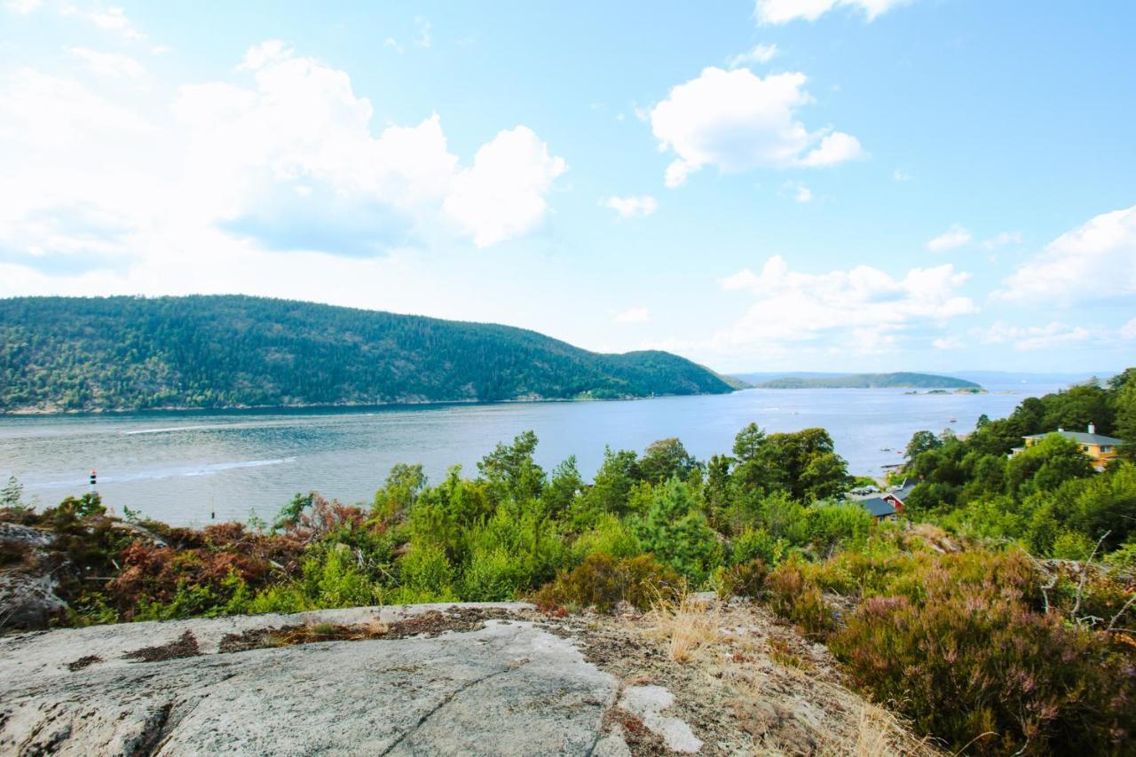 Funky Cabin With A Panoramic View Of The Oslofjord Nordre Frogn エクステリア 写真